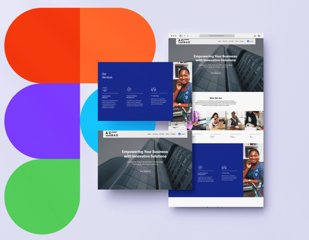 Corporate Website Graphic Design – Figma Project
