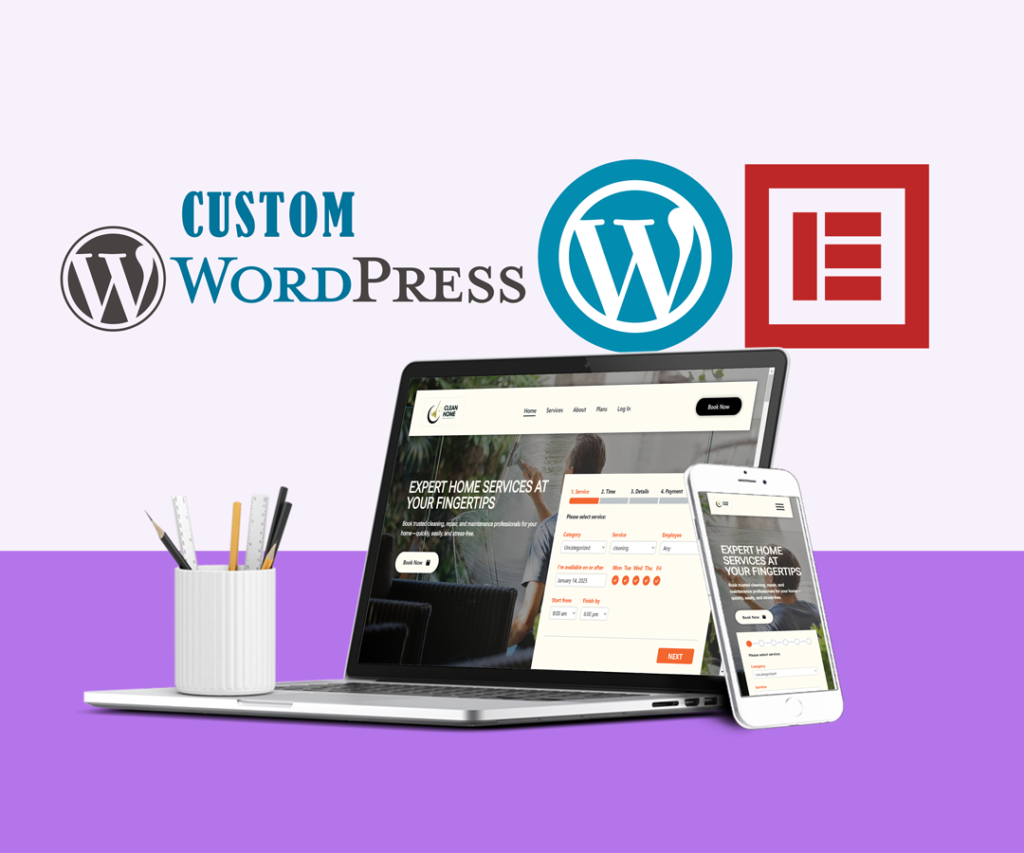 Booking Website – Custom WordPress Solution Built with Elementor